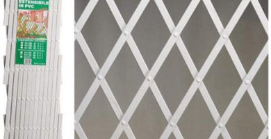 Celosia PVC Blanca Extensible 2x1 Metros.