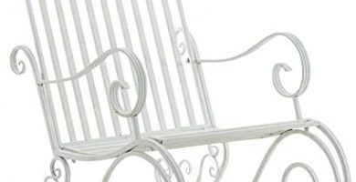 Mecedora De Hierro Smilla I Mecedora Relax De Jardín