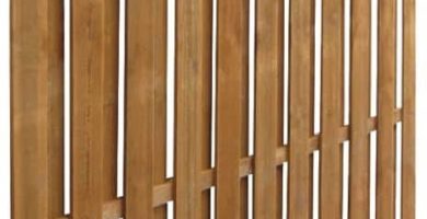 Panel de Valla Cuadrado Jardín Madera Marrón FSC 180x180cm