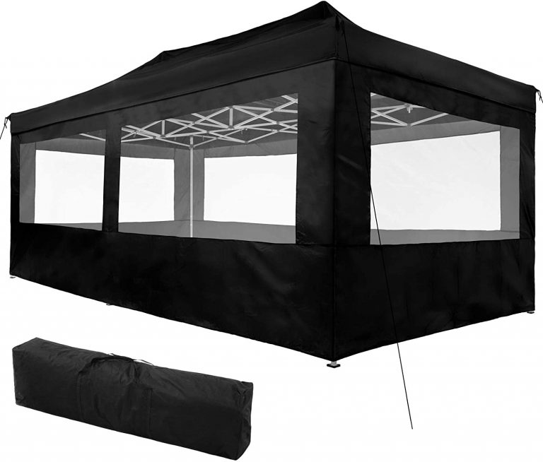 Carpa de Jardín 6 x 3m, Plegable, Aluminio, 100%