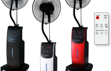 VENTILADOR Digital Dardaruga WFD NEBULIZADOR (tanque XXL de 3.10 litros)
