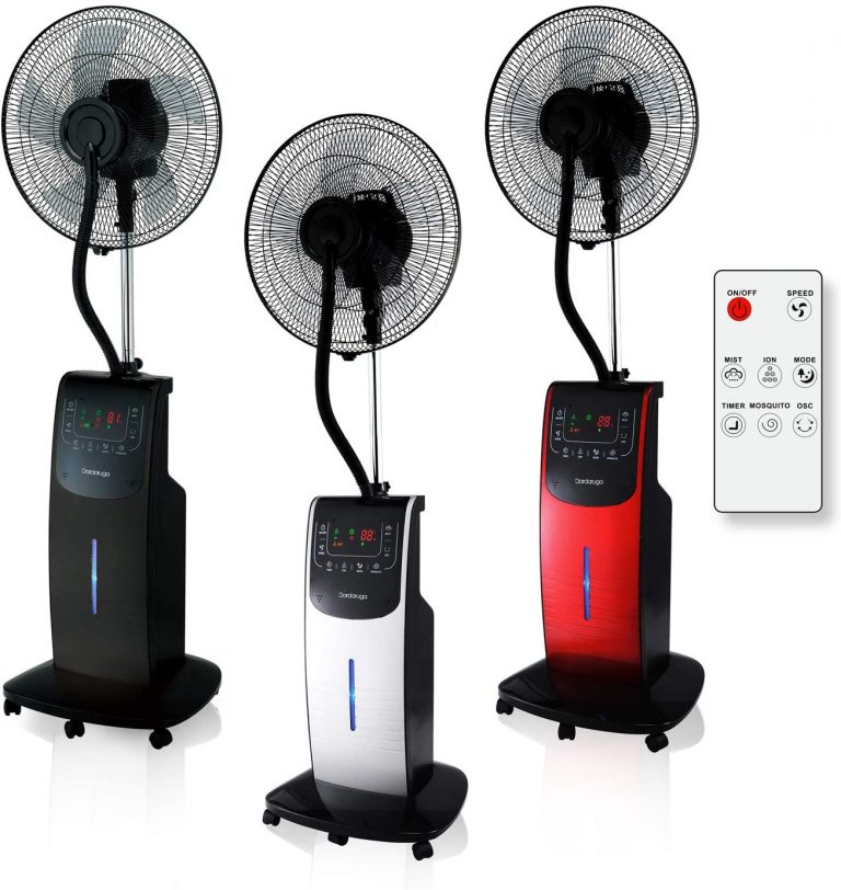 VENTILADOR Digital Dardaruga WFD NEBULIZADOR (tanque XXL de 3.10 litros)