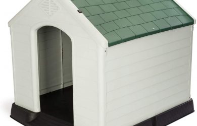 Caseta para perros de resina