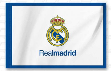 Bandera Real Madrid Blanca -Azul 150x100 cm