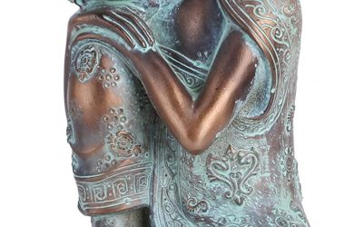 Estatua de Buda Durmiente Tipo Zen
