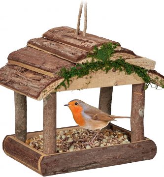 Comedero para pájaros de Madera