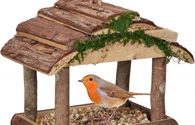 Comedero para pájaros de Madera