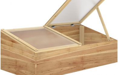 nvernadero de Madera Huerto Urbano de Jardín con Doble