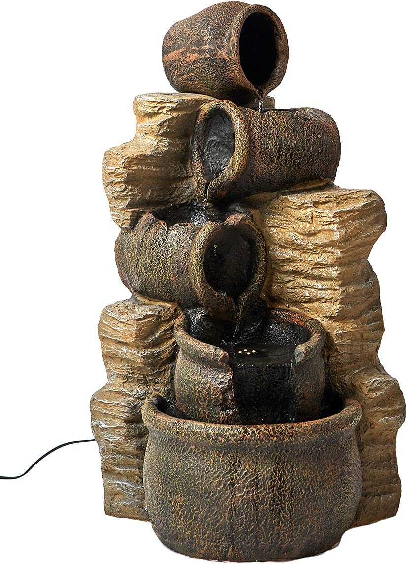 Fuente de agua para exteriores
