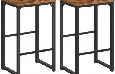 Taburetes de Cocina con Reposapiés de Diferente Altura