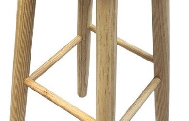 banqueta Cuadrada de Barra, 70 x 28 x 28 cm