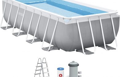 Piscina elevada rectangular prism frame
