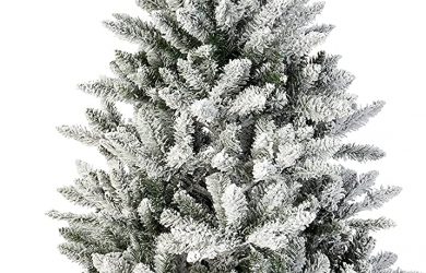 Árbol de Navidad artificial, efecto nevado