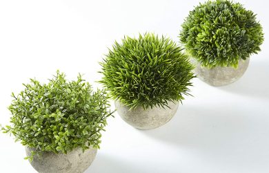 Plantas Pequeñas Sintéticas de Plástico Decorativas